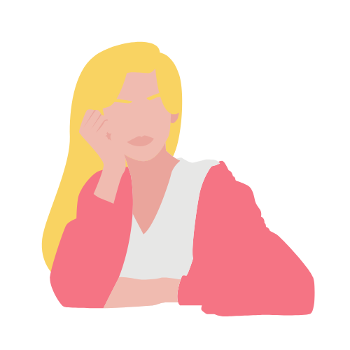 ragazza bionda vettoriale